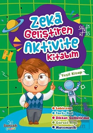 Zeka Geliştiren Aktivite Kitabım - Yeşil Kitap