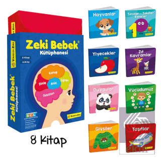 Zeki Bebek Kütüphanesi 8li Set (6-24 Ay)