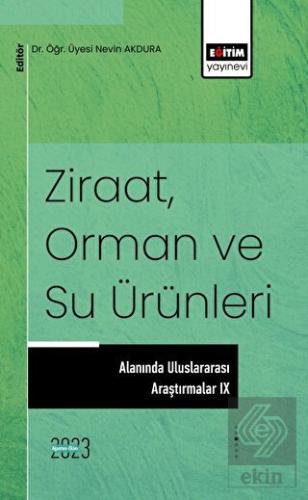 Ziraat, Orman ve Su Ürünleri Alanında Uluslararası
