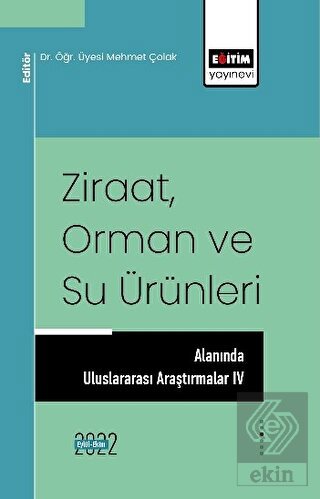 Ziraat Orman ve Su Ürünleri Alanında Uluslararası