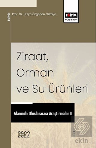Ziraat, Orman Ve Su Ürünleri Alanında Uluslararası