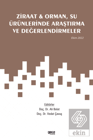 Ziraat ve Orman, Su Ürünlerinde Araştırma ve Değer