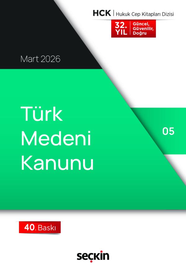 Türk Medeni Kanunu 2026 Kolektif Seçkin Yayıncılık - Kanun Satın Al
